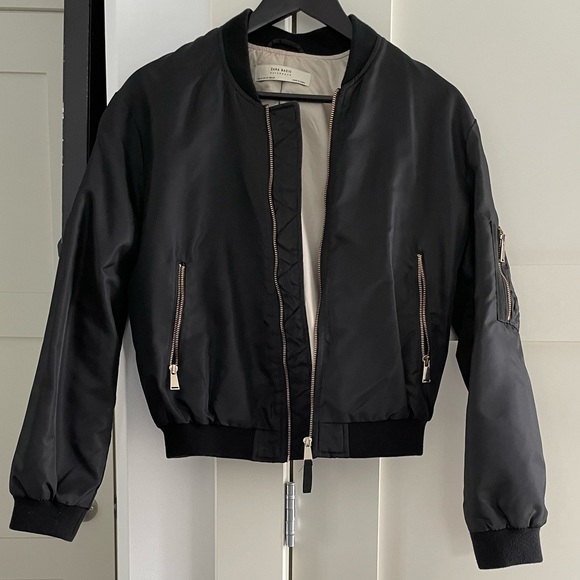 Zara Basic bomber jacket - Picture 2 of 5